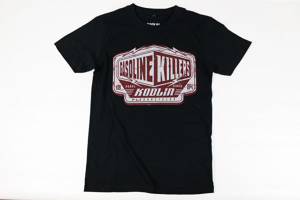 Kodlin T-Shirt, Gasoline rot, schwarz
